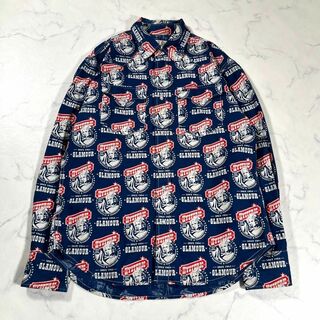 HYSTERIC GLAMOUR - 【極美品】HYSTERIC GLAMOUR ヒスガール　総柄シャツ　アメリカン