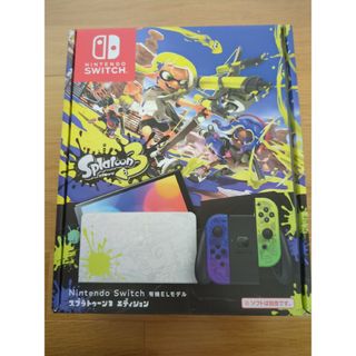 ニンテンドースイッチ(Nintendo Switch)のNintendo Switch スプラトゥーンモデル 有機EL 新品未使用未開封(家庭用ゲーム機本体)