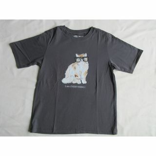 ユニクロ(UNIQLO)の新品同様ユニクロポールアンドジョーネコTシャツM猫UNIQLO×PAUL&JOE(Tシャツ(半袖/袖なし))