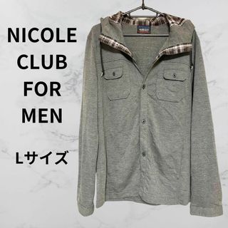 ニコルクラブフォーメン(NICOLE CLUB FOR MEN)のNICOLE CLUB FOR MEN  ボタンパーカー(パーカー)