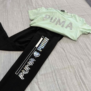 プーマ(PUMA)のPUMA  130cm キッズ　黒　スパッツ　レギンス　スポーツウェア(パンツ/スパッツ)