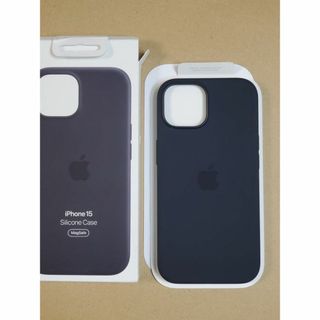 アップル(Apple)の【開封品】Apple 純正品 iPhone 15 シリコン ケース ブラック(iPhoneケース)