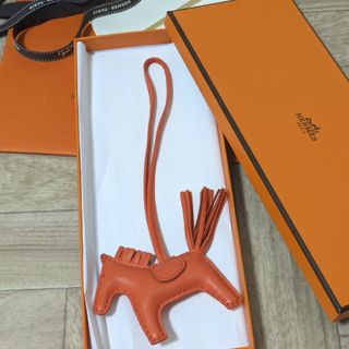 エルメス(Hermes)のHERMES エルメス ソーオレンジ ロデオ チャーム(バッグチャーム)