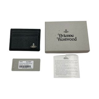 ◎◎Vivienne Westwood ヴィヴィアン・ウエストウッド カードケース 箱付 51110023 ブラック