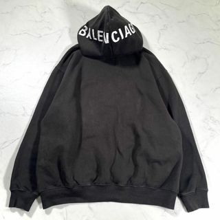 Balenciaga - 【良品】BALENCIAGA バレンシアガ　フードプリント　プルオーバーフーディ