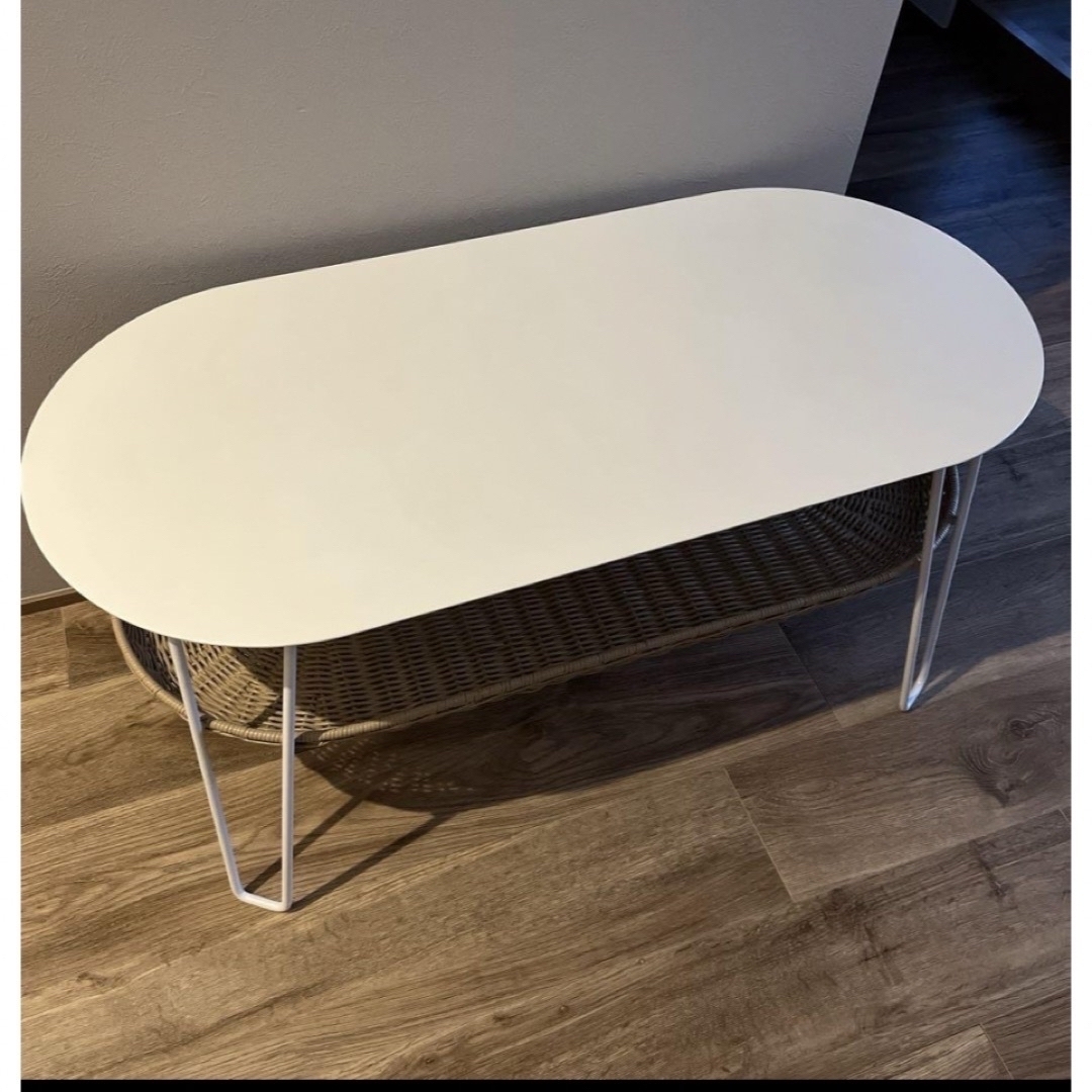 IDEE(イデー)のイデー　WALLABY LOW TABLE OVAL White  ローテーブル インテリア/住まい/日用品の机/テーブル(ローテーブル)の商品写真