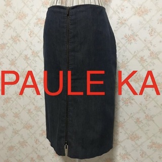 ポールカ(PAULE KA)の★PAULE KA/ポールカ★極美品★デニムタイトスカート38(M.9号)(ひざ丈スカート)