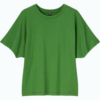 ユニクロ(UNIQLO)のドルマンT（半袖）(Tシャツ(半袖/袖なし))