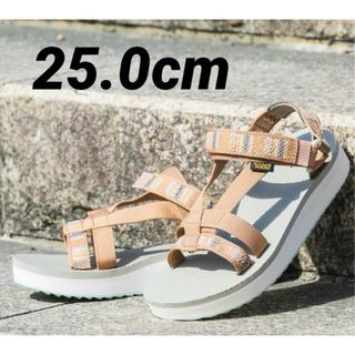 テバ(Teva)のテバ Teva   ストラップ スポーツサンダル ベージュ　25.0cm(サンダル)