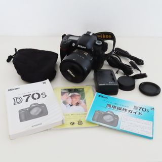 ニコン(Nikon)のS04 動作確認済 Nikon D70S AF-S NIKKOR 18-70mm F3.5-4.5G ED セット ニコン(デジタル一眼)