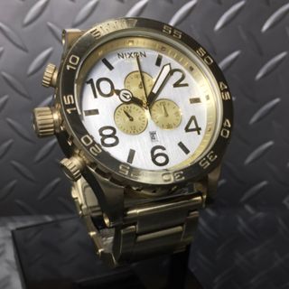 ニクソン(NIXON)のNIXON 51-30 CHRONO☆新品電池　　　　　　　シャンパン・ゴールド(腕時計(アナログ))