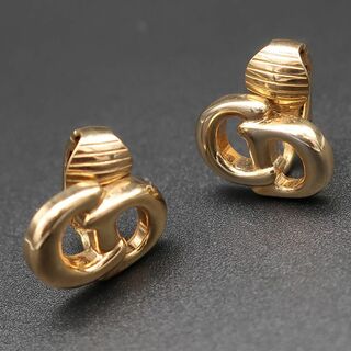 正規品 ディオール Dior イヤリング Earrings CDロゴ ゴールド