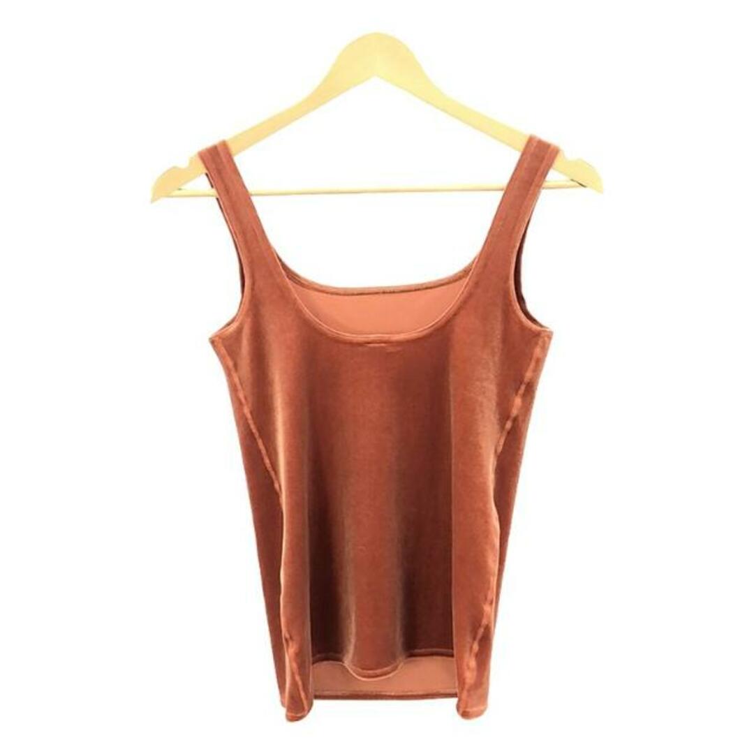 【美品】 SIMONE WILD / シモーネワイルド | VELVET SINGLET タンクトップ | M | オレンジ | レディース 【美品】 SIMONE WILD / シモーネワイルド | VELVET SINGLET タンクトップ | M | オレンジ | レディース