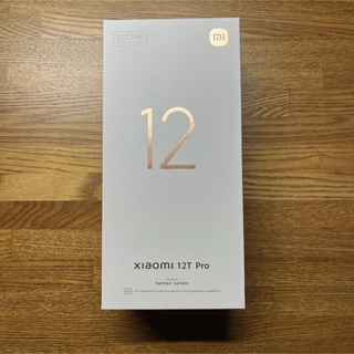 シャオミ(Xiaomi)のXiaomi 12T pro simフリー128GB 日本版(スマートフォン本体)