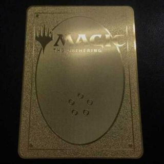 マジックザギャザリング(マジック：ザ・ギャザリング)のMTG 金属宝物トークン　DIY 金色 ゴールドカラー(シングルカード)