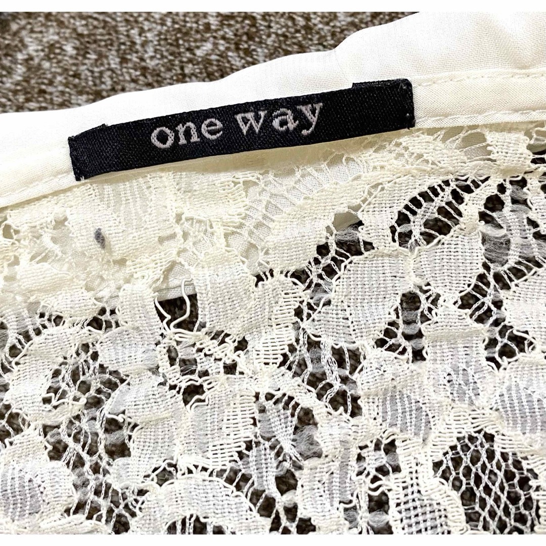 one*way(ワンウェイ)の値下げ！！★訳あり！　レースが上品ブラウス レディースのトップス(シャツ/ブラウス(長袖/七分))の商品写真