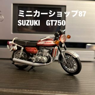 SUZUKI GT750 バイク　ミニカー　バッファロー　赤(ミニカー)