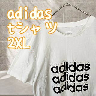アディダス(adidas)のアディダス adidas ロゴプリント tシャツ ティーシャツ(Tシャツ/カットソー(半袖/袖なし))
