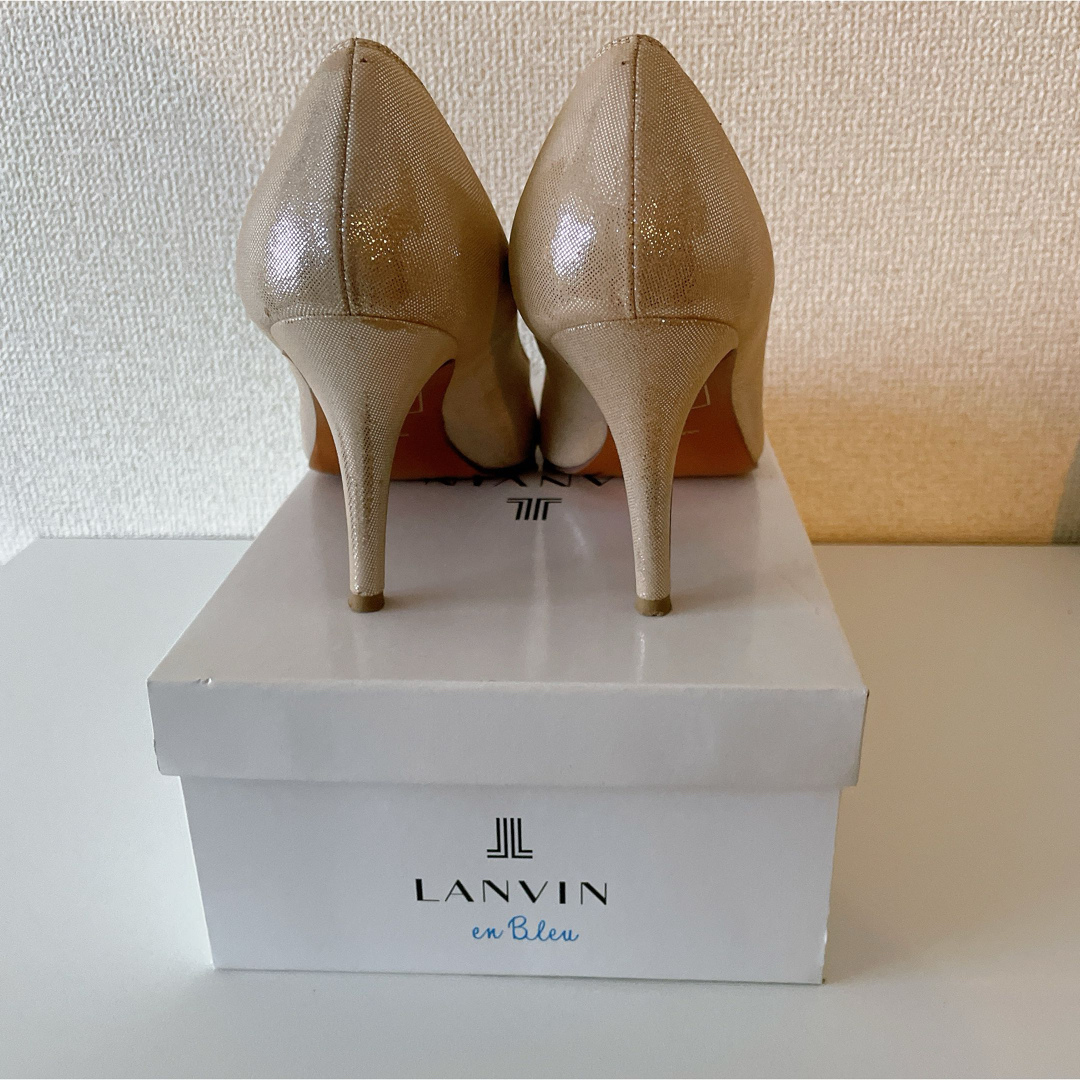 LANVIN en Bleu(ランバンオンブルー)のlanvin en Bleu パンプス　23.5 レディースの靴/シューズ(ハイヒール/パンプス)の商品写真