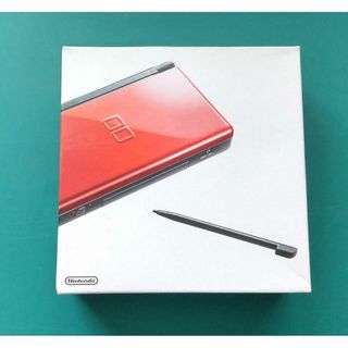 ニンテンドーDS(ニンテンドーDS)の【中古品・外箱、充電器付】良品ニンテンドーDS LiteクリムゾンブラックB02(携帯用ゲーム機本体)