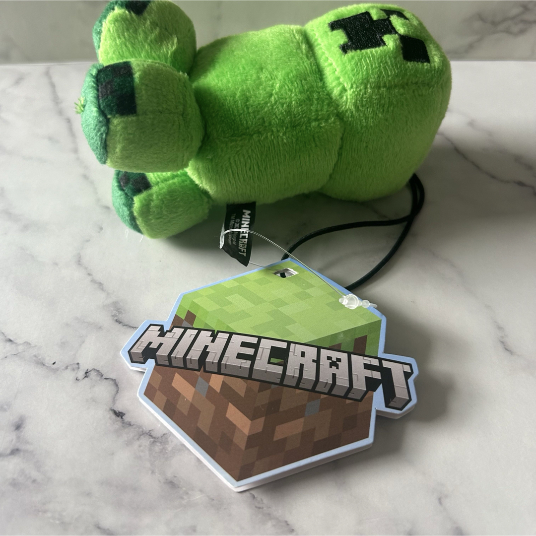 MINECRAFT クリーパー　マスコット エンタメ/ホビーのおもちゃ/ぬいぐるみ(キャラクターグッズ)の商品写真