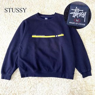 ステューシー(STUSSY)のSTUSSY 紺タグ プルオーバー ステューシー トレーナー ネイビー M(スウェット)