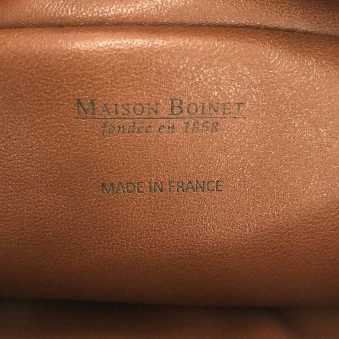 MAISON BOINET(メゾンボワネ)のMAISON BOINET / メゾンボワネ | レザー ボディバッグ | ブラック | レディース レディースのバッグ(ボディバッグ/ウエストポーチ)の商品写真