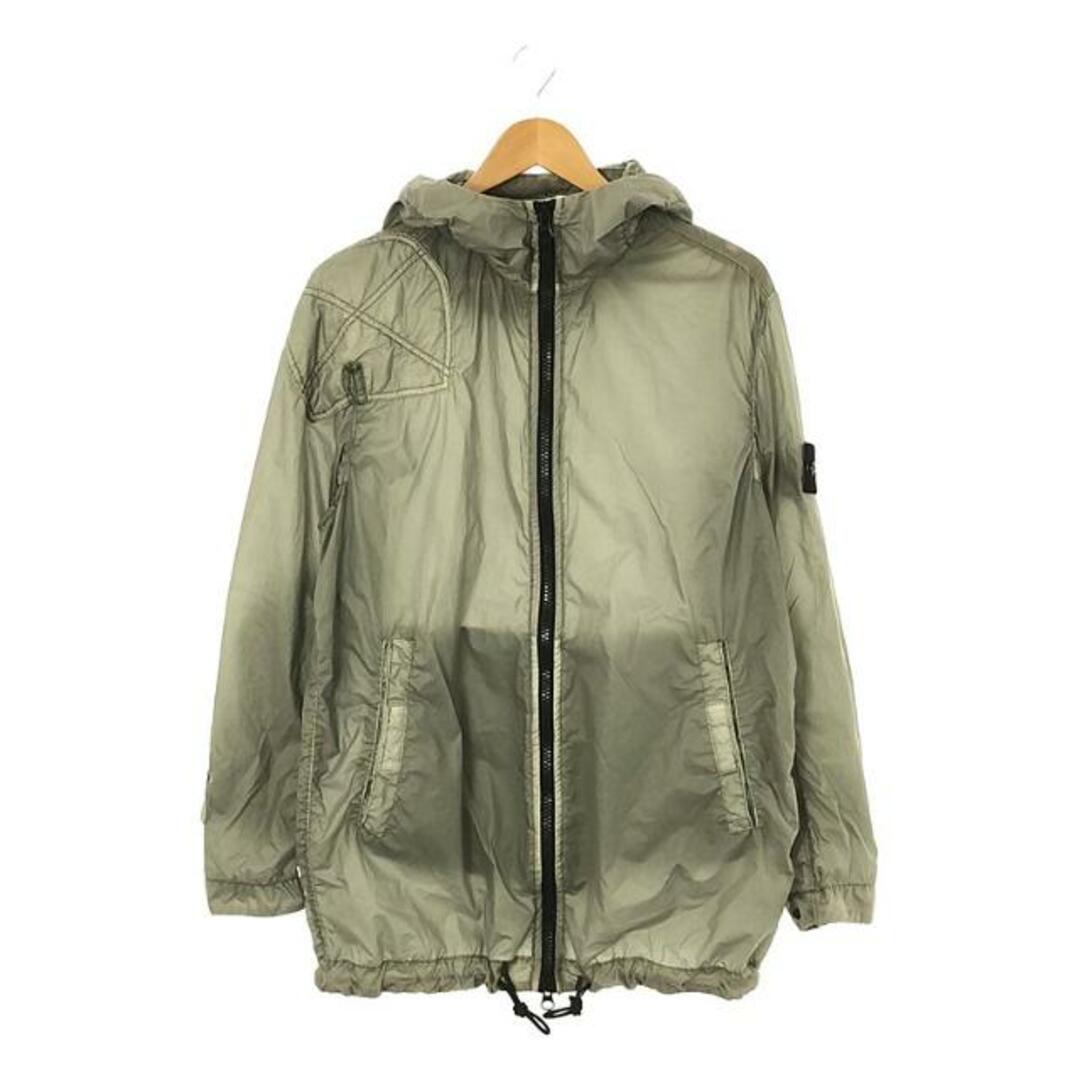 STONE ISLAND(ストーンアイランド)のSTONE ISLAND / ストーンアイランド | Lamy Velour Hooded Parka パナイロン フーデッドパーカ | S | カーキ | レディース レディースのジャケット/アウター(その他)の商品写真