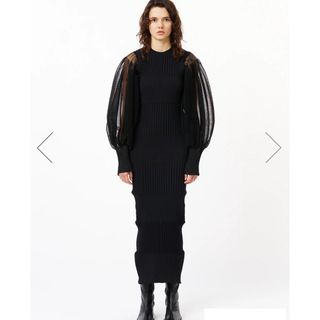 ISSEY MIYAKE - CFCL  LONG PUFF SLEEVE DRESS ロングパフスリーブ