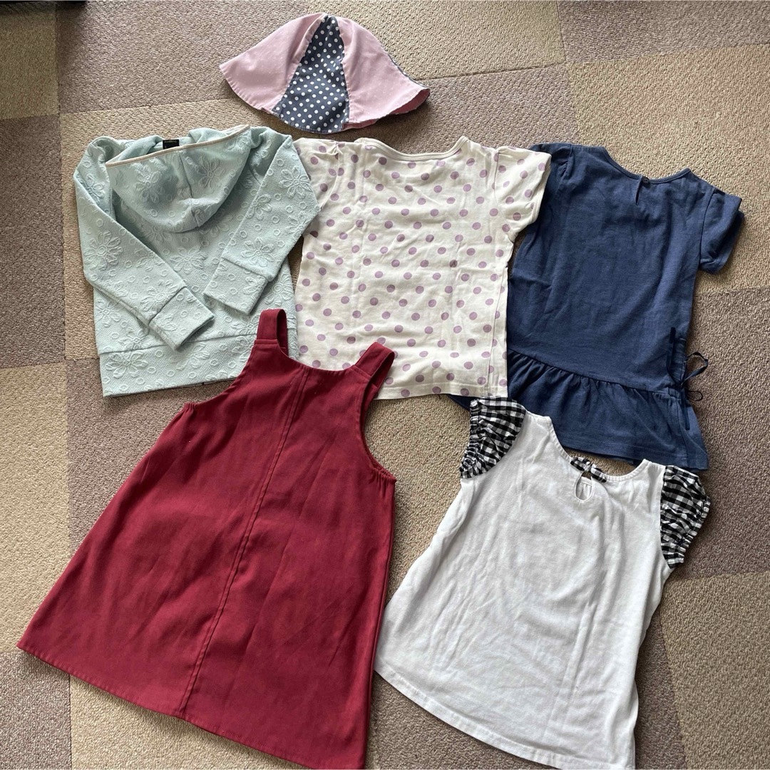 女の子 9点セット110 キッズ/ベビー/マタニティのキッズ服女の子用(90cm~)(Tシャツ/カットソー)の商品写真