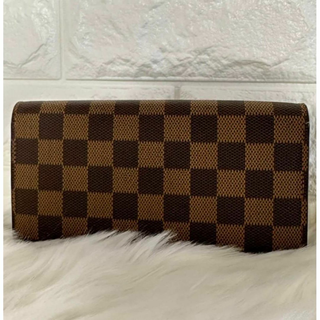 LOUIS VUITTON(ルイヴィトン)の★極美品 ルイヴィトン 長財布 ダミエ ポルトフォイユサラ エベヌ カード10枚 レディースのファッション小物(財布)の商品写真