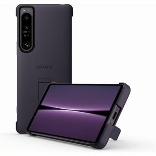 ソニー(SONY)のXperia 1 IV Style Cover with Stand カバー 紫(Androidケース)