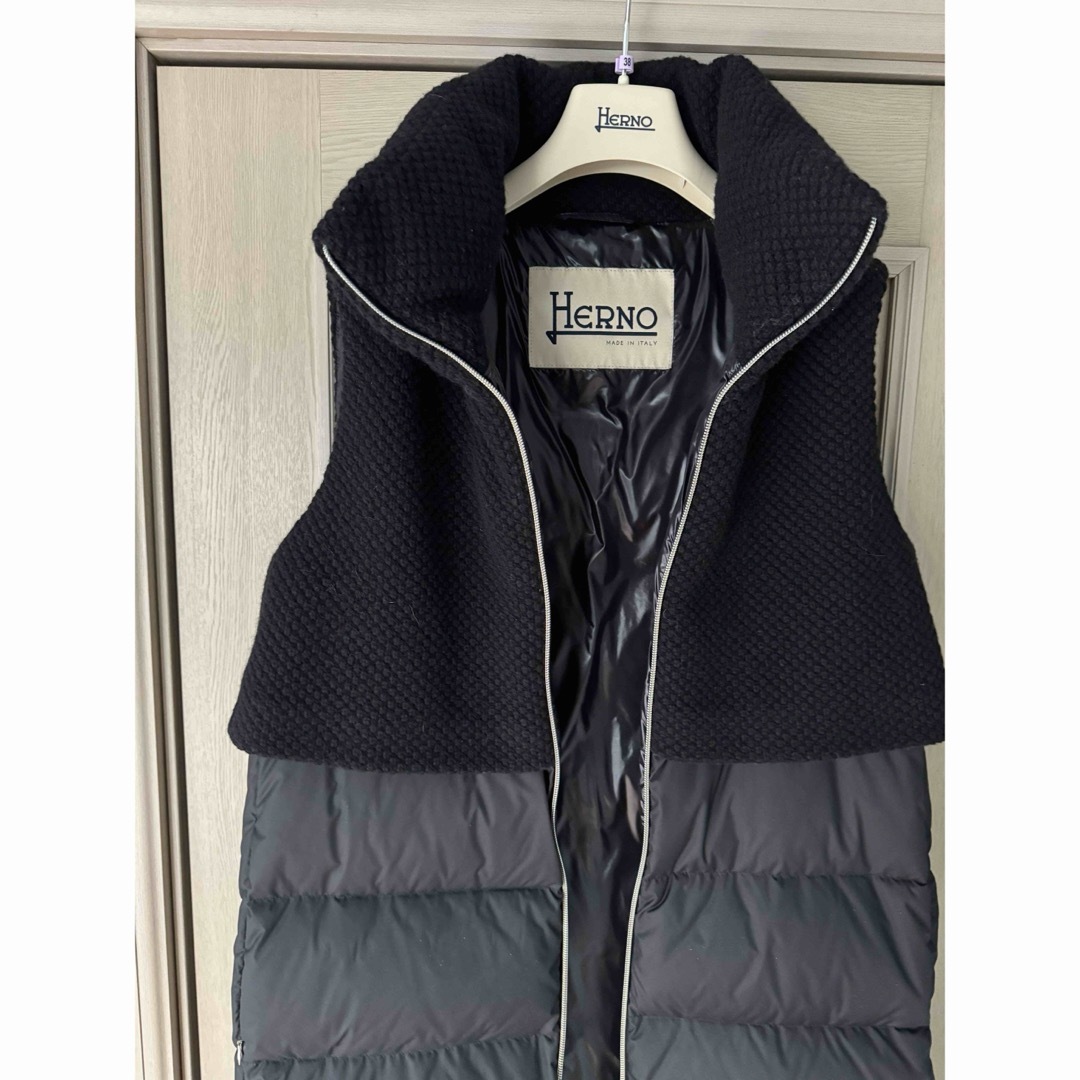 HERNO - ヘルノ ロングダウンベストの通販 by クックshop|ヘルノなら HERNO - ヘルノ ロングダウンベストの通販 by クックshop|ヘルノなら