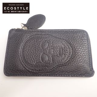 ルシアンペラフィネ 【新品未使用】323-49850 ZIP COIN CARD CASE スカル ジップ コインカードケース