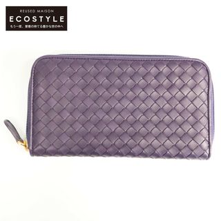 ボッテガヴェネタ(Bottega Veneta)のボッテガヴェネタ 【新品同様】132358 V0013 5004 イントレチャート ラウンドファスナー(財布)