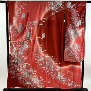 振袖 身丈156cm 裄丈66cm 正絹 美品 名品 【中古】(着物)