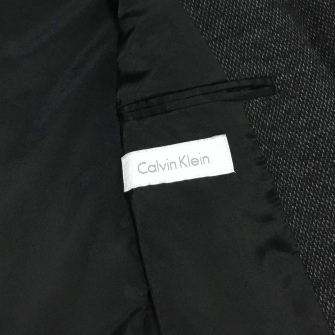 Calvin Klein(カルバンクライン)のCalvin Klein カルバンクライン バーズアイ柄 ジャケット 34 メンズのジャケット/アウター(テーラードジャケット)の商品写真
