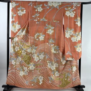 振袖 身丈160.5cm 裄丈62.5cm 正絹 名品 【中古】(着物)