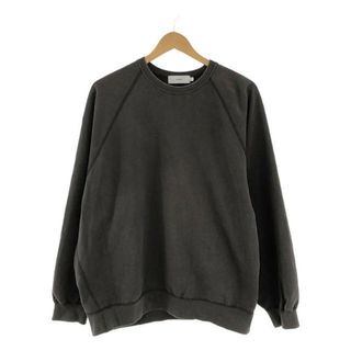 Graphpaper - Graphpaper / グラフペーパー | Compact Terry Crew Neck / コットンコンパクトテリー クルーネックプルオーバー | F | C.GRAY | メンズ