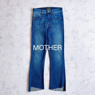 マザーデニム(MOTHER DENIM)のMOTHER マザー　INSIDER CROP STEP FRAY デニム　24(デニム/ジーンズ)