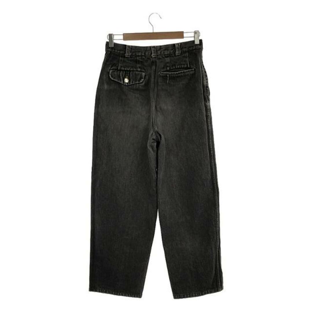 COMME des GARCONS HOMME / コムデギャルソンオム | 90s ヴィンテージ 銀タグ ストレートデニムパンツ | S | ブラック | メンズ COMME des GARCONS HOMME / コムデギャルソンオム | 90s ヴィンテージ 銀タグ ストレートデニムパンツ | S | ブラック | メンズ