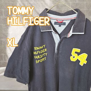 トミーヒルフィガー(TOMMY HILFIGER)のトミーヒルフィガー TOMMYHILFIGER ポロシャツ 刺繍 アップリケ(ポロシャツ)