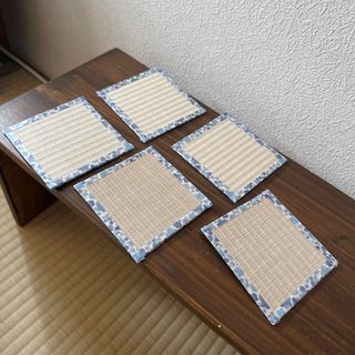 コースター　畳　和風　日本　テーブル用品　生活用品　雑貨　ハンドメイド　キッチン(キッチン小物)