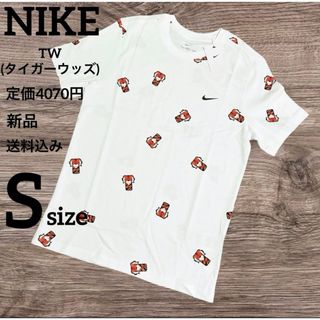 ナイキ(NIKE)の定価4070円★NIKE★タイガーウッズ★半袖tシャツ★Tシャツ★Sサイズ(Tシャツ/カットソー(半袖/袖なし))