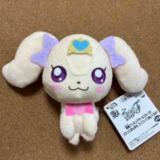 バンダイ(BANDAI)のプリキュアオールスターズF コロっとまんまる プリフェイスぬいぐるみ　ラテ(キャラクターグッズ)