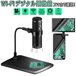 WiFi デジタル顕微鏡 50～1000倍率「MSCOPE-F201.B」(レンズ(ズーム))