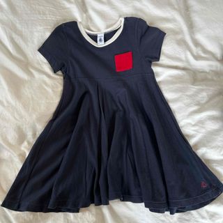 プチバトー(PETIT BATEAU)のプチバトー　ワンピース　104cm 4anos(ワンピース)