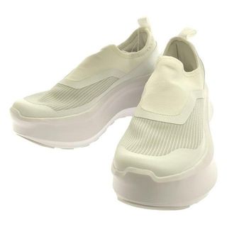 コムデギャルソン(COMME des GARCONS)の【新品】  COMME des GARCONS / コムデギャルソン | × SALOMON / サロモン 別注 SLIP ON PLATFORM CDG / スリッポン プラットフォーム スニーカー | 24.5 | ホワイト | レディース(スニーカー)