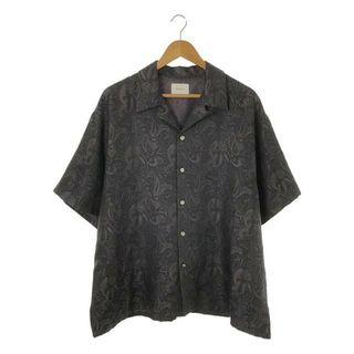 superNova. / スーパーノヴァ | Aloha shirt Paisley jacquard ペイズリージャガード オープンカラー アロハシャツ | M | パープル | メンズ(Tシャツ/カットソー(半袖/袖なし))