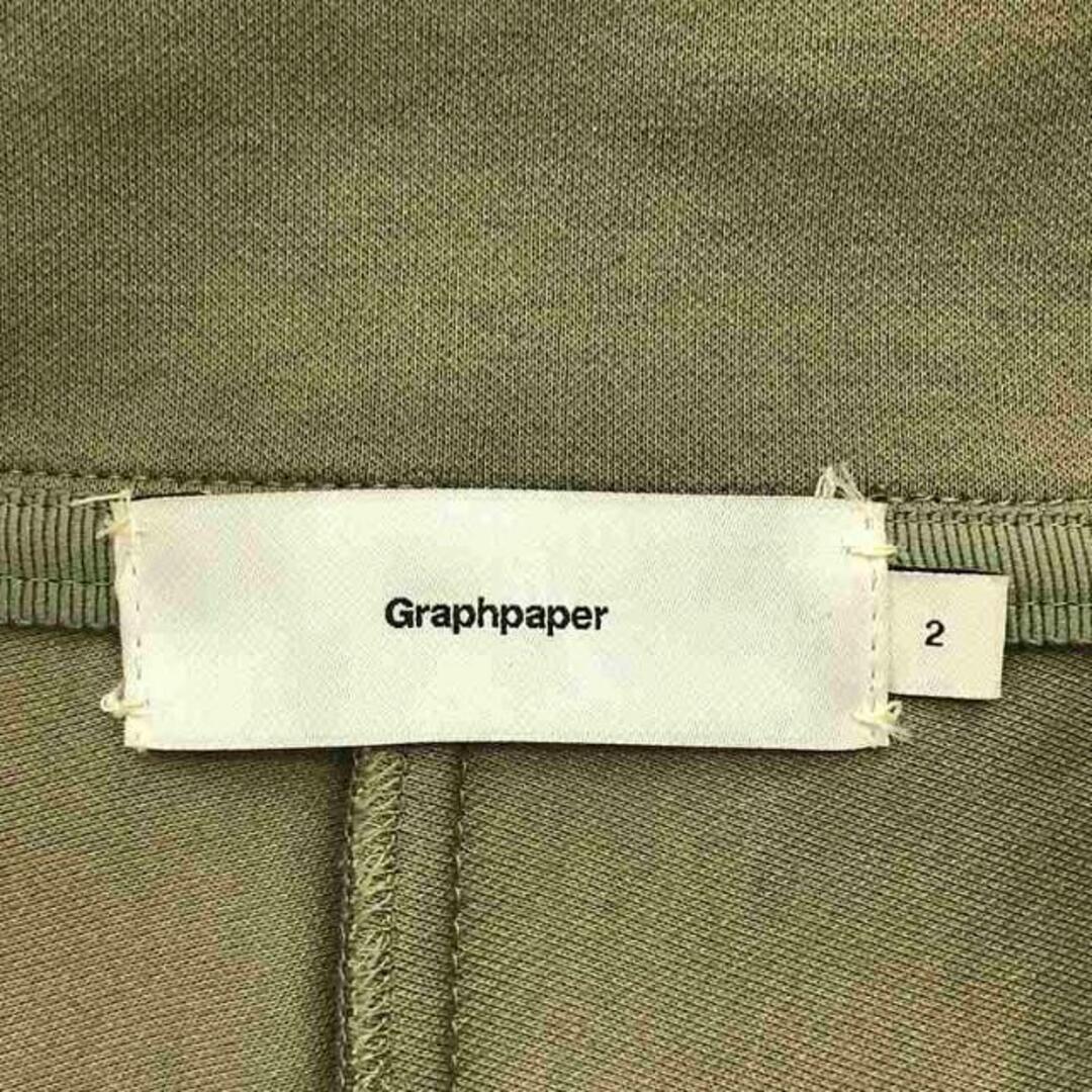 Graphpaper(グラフペーパー)のGraphpaper / グラフペーパー | Military Jersey Half Zip Pullover / ミリタリー ハーフジップ プルオーバー | 2 | グリーン | メンズ メンズのトップス(スウェット)の商品写真